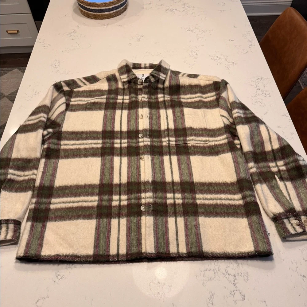 COLLUSION men’s oversized overcoat button down NWOT - Picture 4 of 10